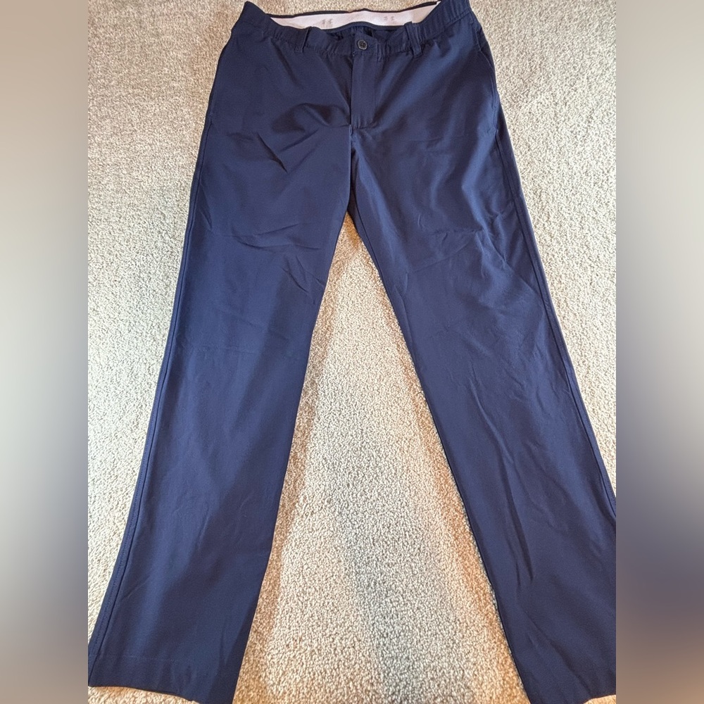 Under armour blue‎ golf pants Sz 34/30